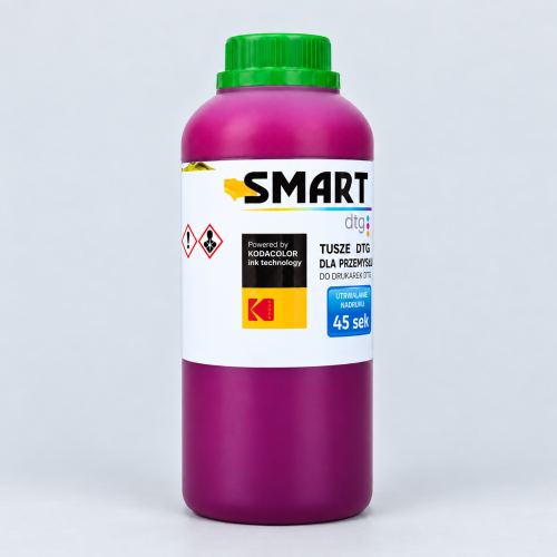 Atrament DTG Kodak KODACOLOR Magenta 1 l — pojedyncza butelka na szarym tle