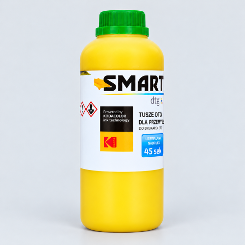 Atrament DTG Kodak KODACOLOR Yellow 1 l — pojedyncza butelka na szarym tle